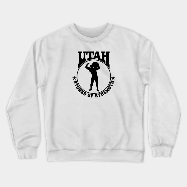 Utah Stones of Strength Crewneck Sweatshirt by Ruiz Combat Grappling